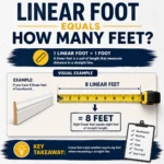 1 Linear Foot Equals How Many Feet
