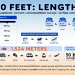 how many meters are in 50 feet