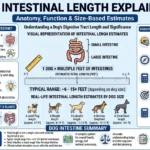 how many feet of intestines do dogs have